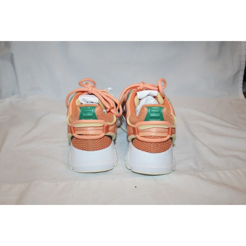 Lacoste L003 Neo 224 2 SMA Chunky Runner Sneaker Orange Navy Men US 9 EU 42